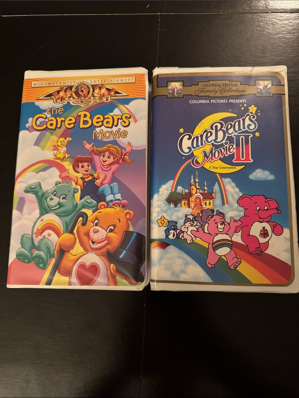 The Care Bears Movie 1 & 2 on VHS 📼 Both Tested and Approved! Classic Cartoons ~